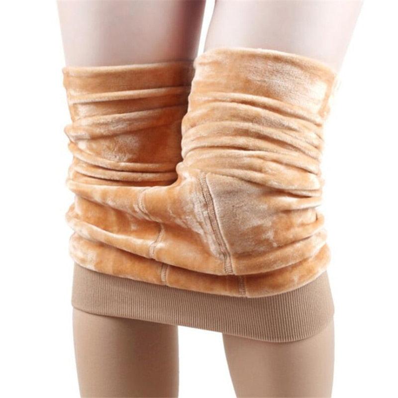 Hot Leggings para Inverno: Leggings feminina de malha alta elasticidade, quente, confortável e elegante. Perfeita para o Inverno. BRILHO E ENCANTO
