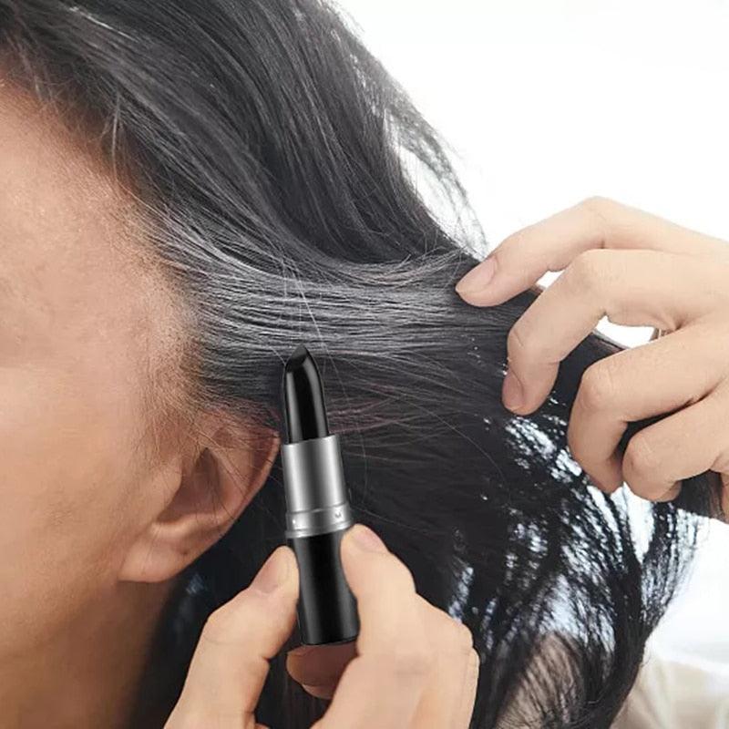 Corretora Raiz HairBlend: Batom de pintura temporária para cabelo, cobertura temporária para raízes de cabelo branco. BRILHO E ENCANTO