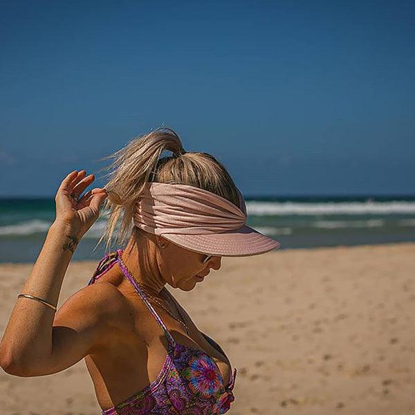 Chapéu Feminino de Aba Larga para o Verão, Chapéu Aberto com Proteção Solar, Ideal para Praia, Viagens e Passeios à Beira-Mar BRILHO E ENCANTO