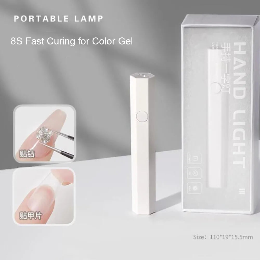 Mini Lâmpada UV LED para unhas - Caneta de luz BRILHO E ENCANTO