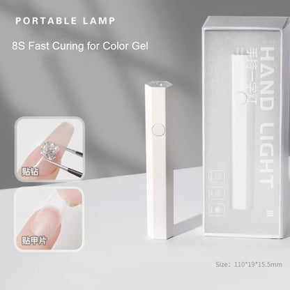 Mini Lâmpada UV LED para unhas - Caneta de luz BRILHO E ENCANTO