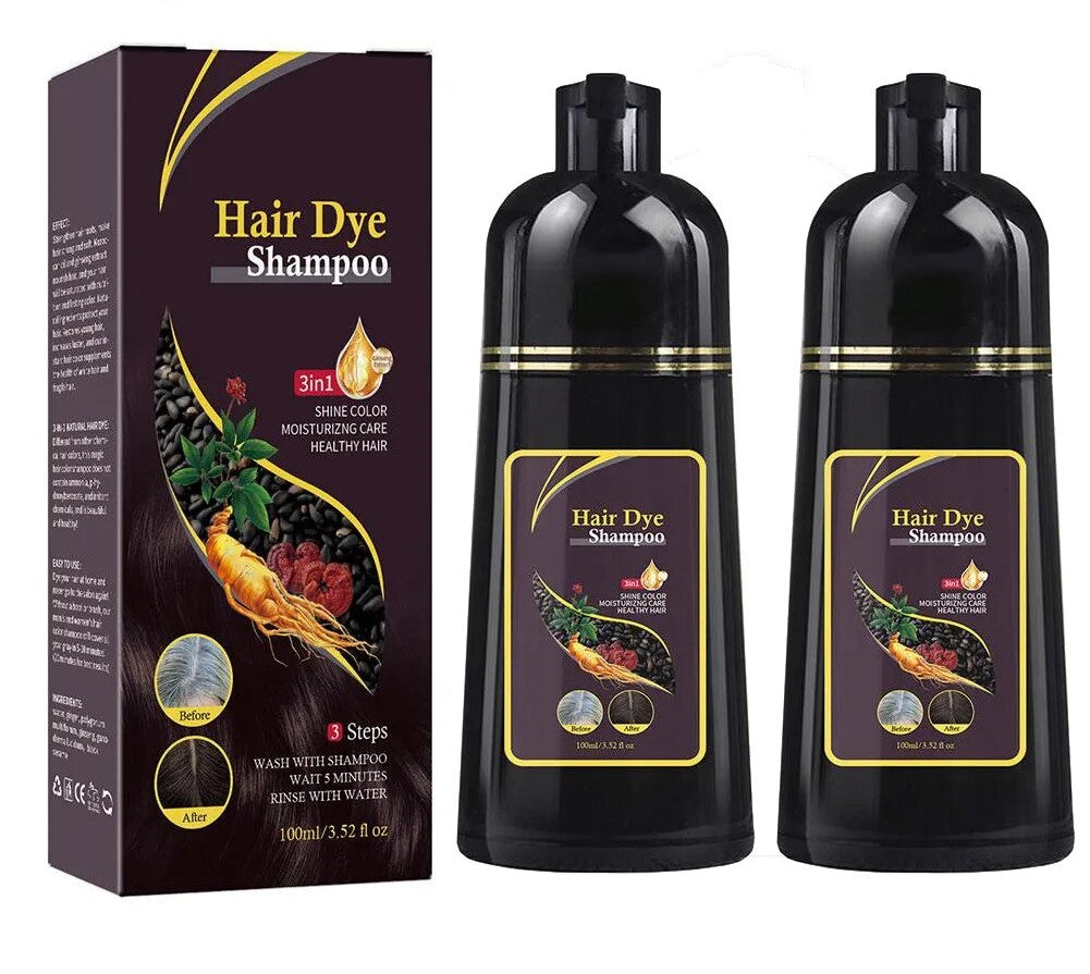 Shampoo HerbaColor - Shampoo Orgânico com Tinta de Ervas Naturais para Cabelo BRILHO E ENCANTO
