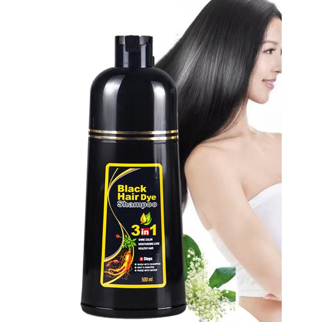 Shampoo HerbaColor - Shampoo Orgânico com Tinta de Ervas Naturais para Cabelo BRILHO E ENCANTO